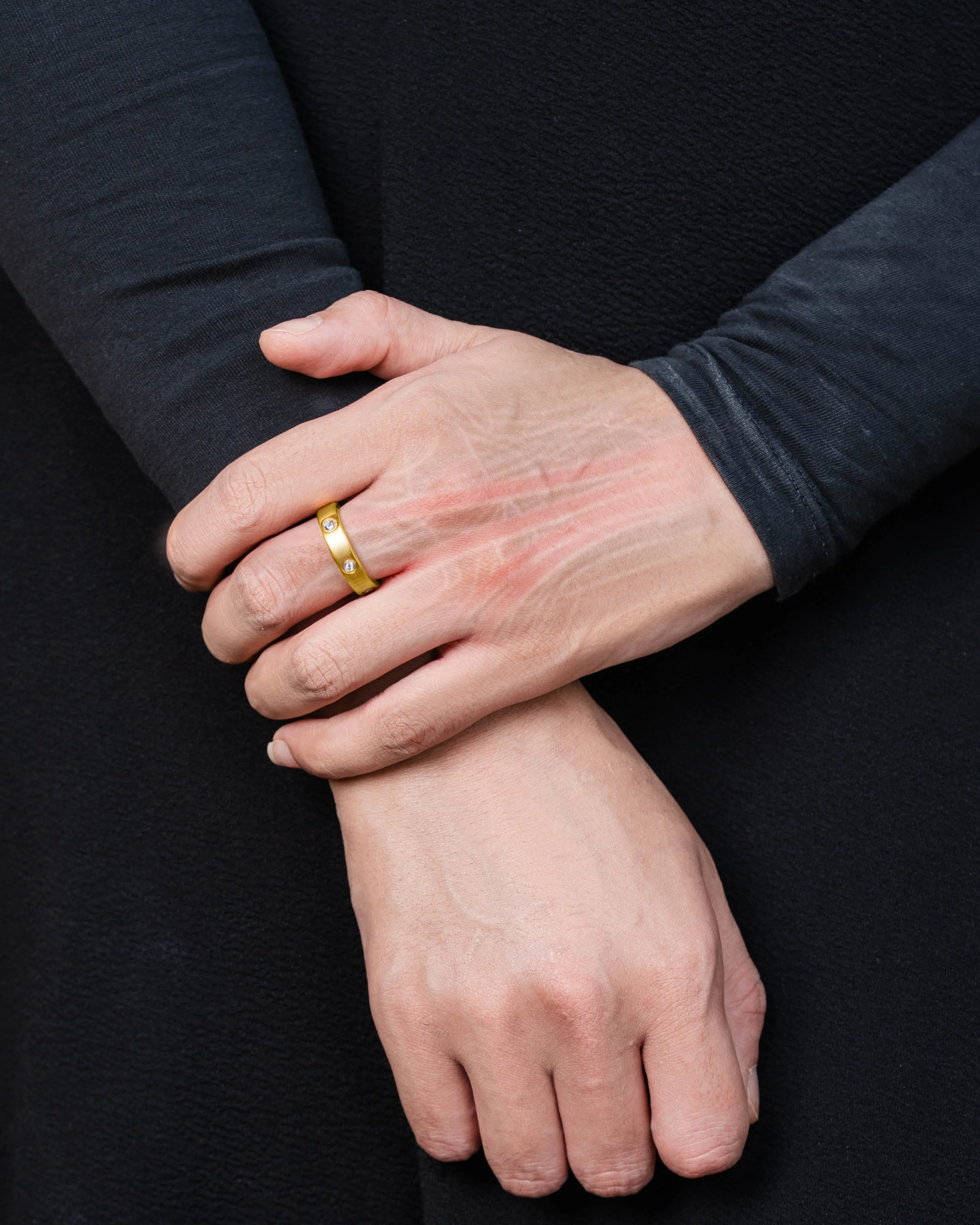 Crystal Magnetic Therapy Ring (Gold) - Image 8