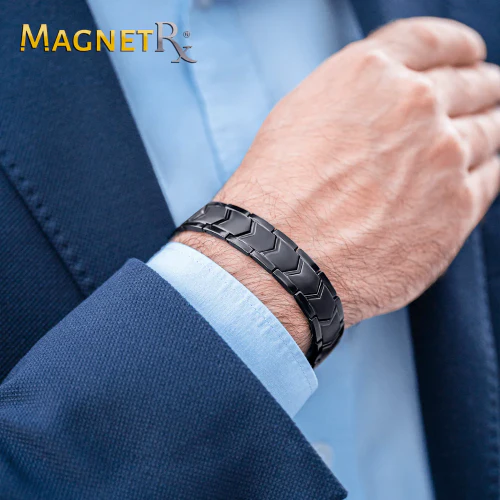 Ultra Strength Magnetic Therapy Bracelet Black Arrow Chain - Image 7